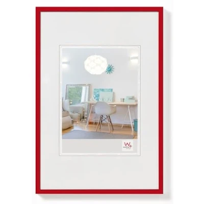 Imagen de walther design KV824R New Lifestyle marco de fotos plástico, 18x24 cm, rojo