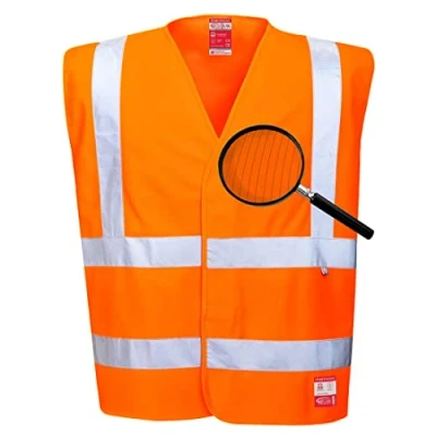 Imagen de Portwest Chaleco De Alta Visibilidad Antiéstático Resistente A La Llama, Tamaño: L/XL, Color: Naranja, FR71ORRL/XL