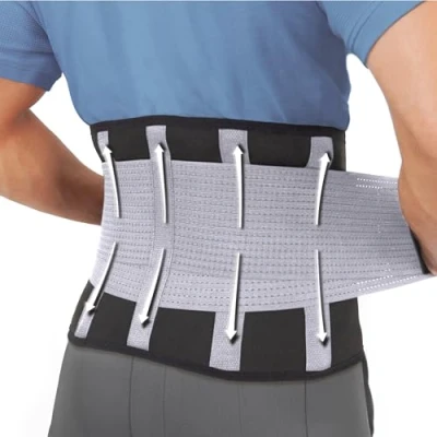 Imagen de The Restored Faja lumbar mujer y hombre trabajo para estabilizar la zona ajustable aliviar el dolor de espalda baja prevenir lesiones Talle XL