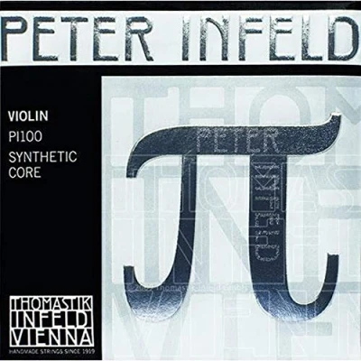 Imagen de Thomastik cuerda para violín 4/4 Peter Infeld Sol núcleo sintético, entorchado plata, medio