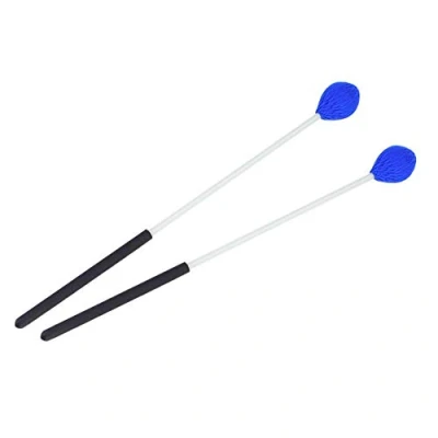 Imagen de Marimba Mallets,1 Par Mazo de Arce Suave Teclado Cabeza Hilo Mazos con Asas Fibra Vidrio para Principiantes