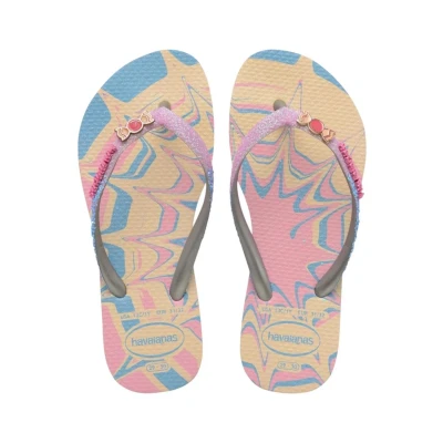Imagen de Havaianas Chanclas de dedo para niños, Talla: 27 28, Pink Fibra sintética