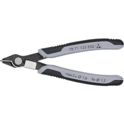 Imagen de Knipex Electronic Super Knips® ESD bruñido, con fundas multicomponentes 125 mm 78 71