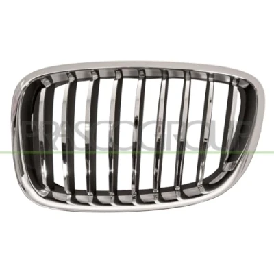 Imagen de BLIC 6502 07 00679911P Parrilla Delante, izquierda cromo, negro BMW: 5 GT