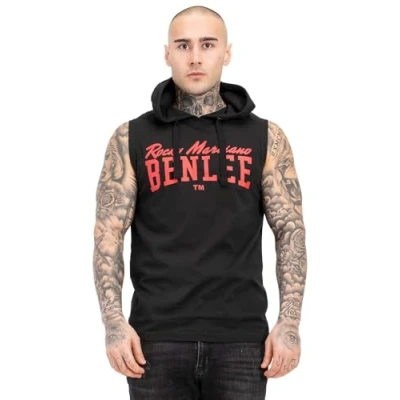Imagen de Benlee ÄRMELLOSES MIT Kapuze Normale Passform Darry Top, Hombre, Talla: 3XL, Black red
