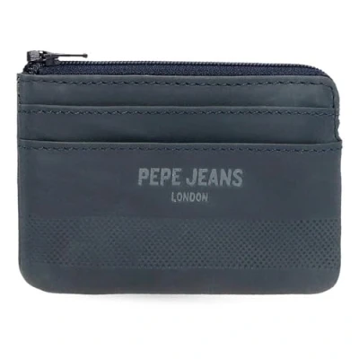 Imagen de Pepe Jeans Deep Monedero Azul 11x7x1,5 cms Piel by Joumma Bags