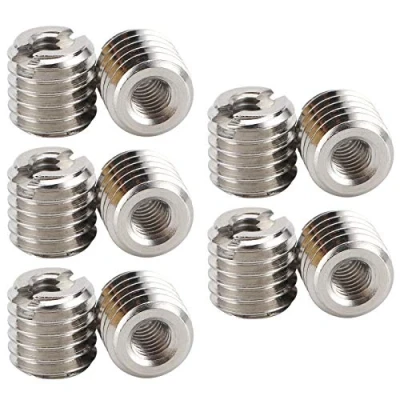 Imagen de inserto de rosca autorroscante, 8 mm, 10 piezas, hembra M4 x 0,7, macho M8 1,25