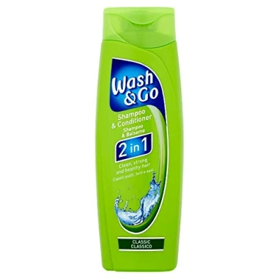 Imagen de Champú y Acondicionador Wash &amp; Go, 2 en 1, clásico, 200 ml