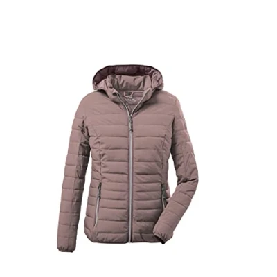 Imagen de G.I.G.A. DX Women&#039;s Chaqueta acolchada/chaqueta informal funcional con look de plumón y capucha cremallera Uyaka, mallow, 38, 28041 000