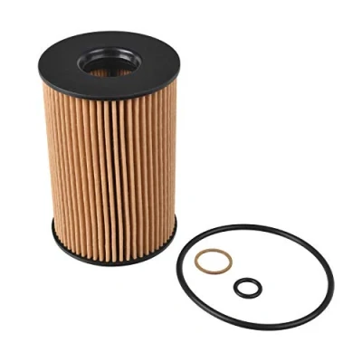 Imagen de FEBI BILSTEIN 108982 Filtro de aceite con junta anular Cartucho filtrante BMW: 5 Berlina, X5, Touring