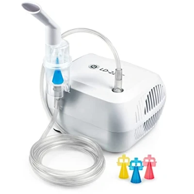 Imagen de Little Doctor LD 220C Inhalador para Niños y Adultos Nebulizador Compresor de Inhalación 3x Boquillas 55dB Blanco