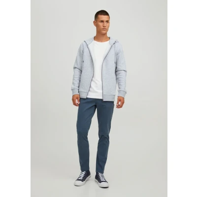 Imagen de Jack &amp; Jones Jestar Basic ZIP Sudadera con cremallera, Hombre, Talla: Small, Light grey melange