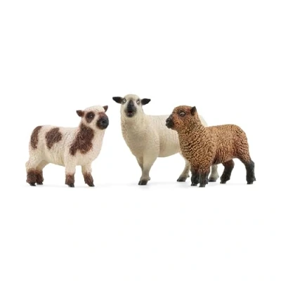 Imagen de Schleich 42660 Ovejas amistosas, a partir de 3 años, FARM WORLD figura, 5 x 19 11 cm