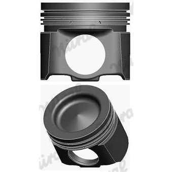 Imagen de NÜRAL 87 434400 10 Pistóns 131mm con canal de refrigeración, Biela trapecial MonoSteel