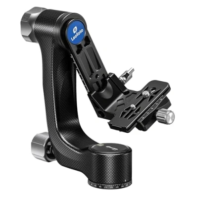 Imagen de Leofoto Cabezal de trípode cardán Ligero y Resistente Compatible con Arca PG 1, Color Negro