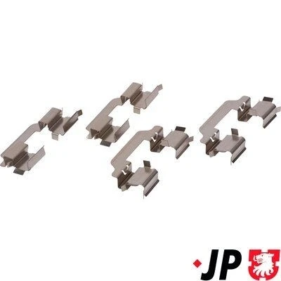 Imagen de JP GROUP 1463650610 Kit de accesorios, pastillas frenos Eje delantero RENAULT: Clio 3, III Grandtour, NISSAN: MICRA BMW: 1 Hatchback