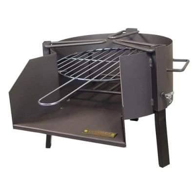 Imagen de Imex El Zorro 71424.0 Barbacoa Sobremesa con Parrilla Cincada, Negro, 40 x 53 31 cm