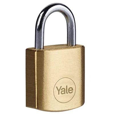 Imagen de Yale Y110B/20/111/1 Candado de Seguridad Latón Latonado 20 mm Arco Corto Y110B Blister