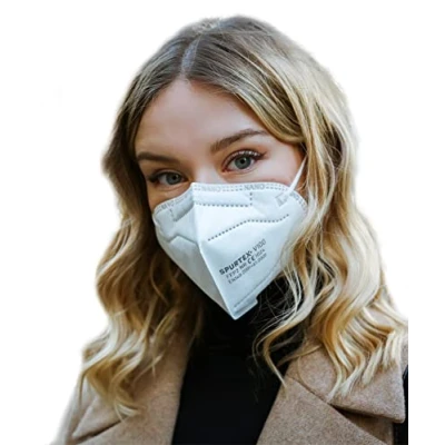 Imagen de SPUR 5 Mascarillas FFP2 SpurTex® V100 mascarilla Ultra protección 98.5%, Capas con Nanomembrana Homologadas. Certificado CE EN149:2001+A1:2009