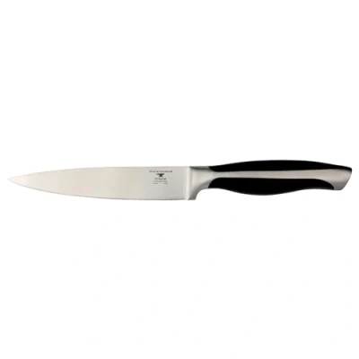 Imagen de Rockingham Forge Cuchillo Para Pelar, Serie Essentials 5500, Acero Inoxidable, Hoja de 3,5 Pulgadas, Mango Negro, RF 5520