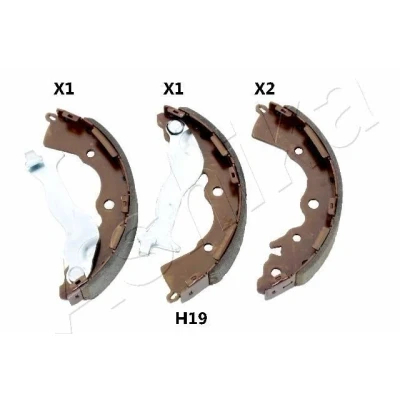 Imagen de ASHIKA 55 0H H19 Zapatas de Freno Eje trasero 200 32 HYUNDAI: ACCENT 3