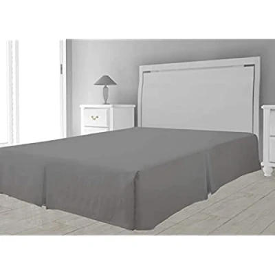 Imagen de Intemporel Funda de somier microfibra, Gris, 180 x 200 cm