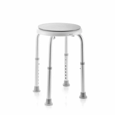 Imagen de InnovaGoods® Taburete Baño Giratorio, Silla Ducha Personas Mayores con rotación de 360º, 8 Niveles Altura Ideal para y Movilidad Reducida.