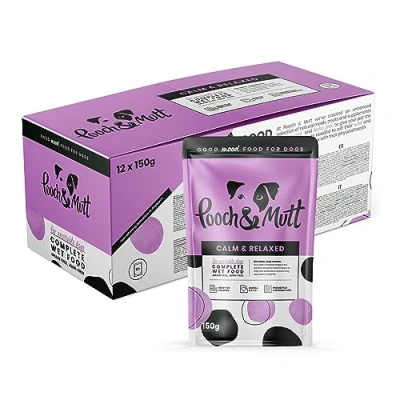 Imagen de Pooch &amp; Mutt Alimento húmedo para Perros (sin Cereales), Cordero y Vacuno, 12 x 150 g