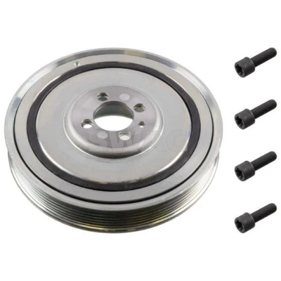 Imagen de SWAG 70 92 7822 Polea de Cigüeñal 6PK 169 5 con tornillos OPEL: Vectra C Berlina, Zafira B, Astra H Hatchback, ALFA ROMEO: 147, 159 GT