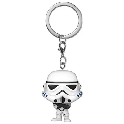 Imagen de Funko Pop! Keychain: Star Wars Stormtrooper Soldado de Asalto Minifigura Vinilo Coleccionable Llavero Original Relleno Calcetines Idea Regalo Mercancia Oficial Movies Fans