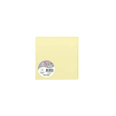 Imagen de Clairefontaine 1818C Un paquet de 25 cartes Pollen 13,5x13,5 cm 210g, Canari