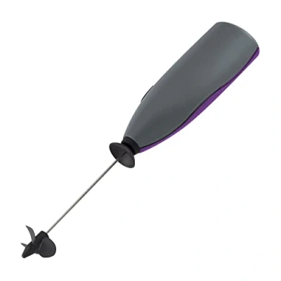 Imagen de Fackelmann Batidor de Aspas Turbo Food&amp;More en Polipropileno, Abs y Acero Inoxidable, Morado, Gris e Inox, 19.5x3.5x2.5 cm