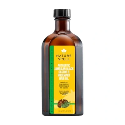 Imagen de Nature Spell Auténtico aceite de ricino negro jamaicano con romero para cabello y cuerpo 150 ml