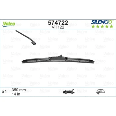 Imagen de Limpiaparabrisas Valeo Silencio Hblade 574722 350mm delante híbrido TOYOTA: Corolla XII Hatchback, Berlina