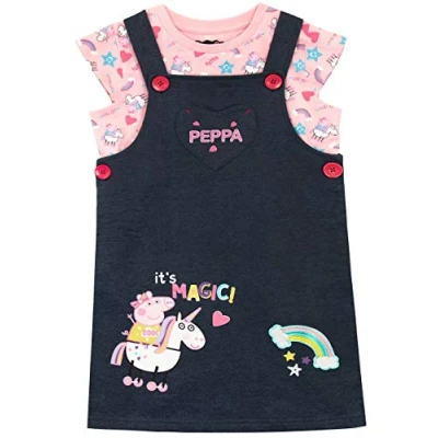 Imagen de Peppa Pig Set de Overol para Niñas Unicornio Multicolor 18 24 Meses