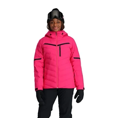 Imagen de Spyder Women&#039;s Brisk Synthetic Down Ski Jacket, Pink, XS