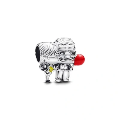 Imagen de PANDORA Moments 793649C01 Abalorio de Carl y Ellie Plata ley, compatible con pulseras Disney Pixar, Rot, No es una piedra preciosa