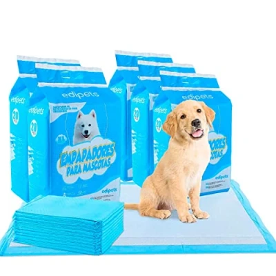 Imagen de Edipets, Empapadores Perros, 60x90 cm, (100 Unidades), Alfombrillas Higiénica Desechables para Mascotas, Toallitas de Entrenamiento y Adiestramiento, Absorbentes, Resistente a Prueba Fugas