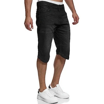 Imagen de Indicode Jeans Shorts vaqueros, Hombre, Talla: Medium, Black
