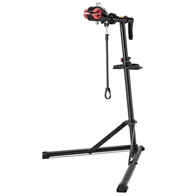 Imagen de CXWXC Soporte para Montaje de Bicicleta, reparación Bicicletas, Alta Resistencia, con Cabezal sujeción Soldado, Giratorio 360