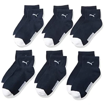 Imagen de Puma CLSSC Sock, Azul (New Navy/White), 23 26 (Pack de 6) Unisex Bebé