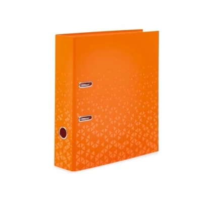 Imagen de HERMA carpeta A4 color naranja de 7 cm ancho, anillas para niños con patrón, archivos monocolor acabado brillante e impresión interior y niñas
