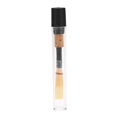 Imagen de Oboe Reeds, Reed Caña Hecha a Mano, Piezas de Repuesto Instrumento Musical Viento Bambú Medio Suave con Manga Tubo Transparente(1Pc)