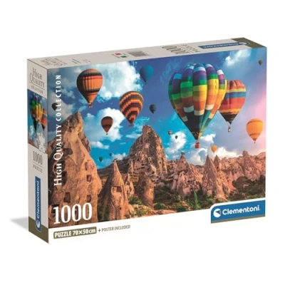 Imagen de Puzzle clementoni 1000 balloons in cappadocia