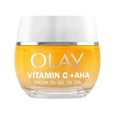 Imagen de Olay Vitamin C + AHA 24 Crema Hidratante, Gel De Día Para Un Tono Piel Visiblemente Más Luminoso Y Uniforme 50 ml