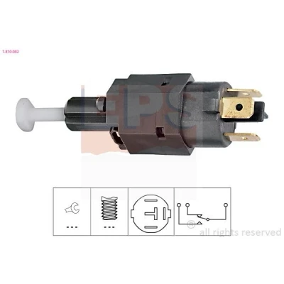 Imagen de EPS 1.810.082 Interruptor luces freno mecánico Made in Italy OE Equivalent OPEL: Astra F Berlina, Vectra A CC