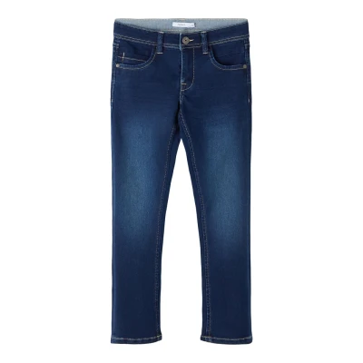 Imagen de NAME IT Nkmsilas Xslim Jeans 2002 tx Noos Niños, Dark Blue Denim, 128