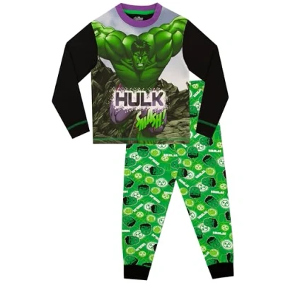 Imagen de Marvel Pijamas para Niños The Incredible Hulk Multicolor 5 6 años
