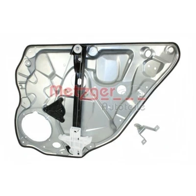 Imagen de Metzger Elevalunas Atrás izquierda eléctrico con placa soldada sin electromotor 2160101 VOLKSWAGEN: Polo IV Hatchback