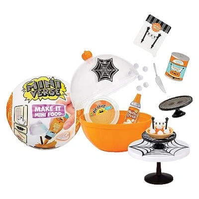 Imagen de MGA&#039;s Miniverse Seasonal Make It Mini Food Halloween Serie 1 coleccionables en Embalaje Ciego DIY, Juego Resina, Réplica de Comida No Comestible Para Niños y Coleccionistas +8 Años